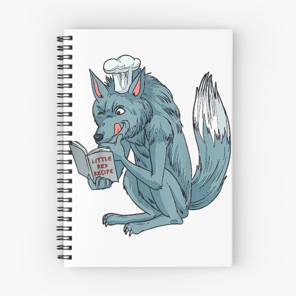 Item preview, How To Cook Funny Wolf Chef Reading Cooking Guide T-Shirt designed and sold by Djtahar15.