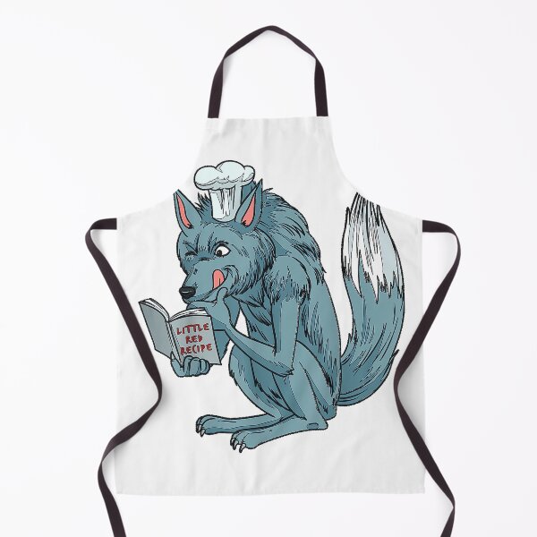 Item preview, How To Cook Funny Wolf Chef Reading Cooking Guide T-Shirt designed and sold by Djtahar15.