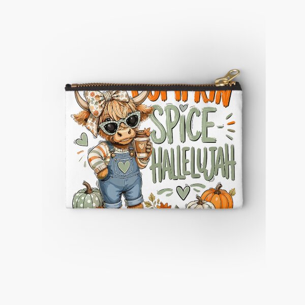 Item preview, Cozy Fall Highland Cow Pumpkin Spice Hallelujah Coffee Lover T-Shirt designed and sold by Magoya Store ⭐⭐⭐⭐⭐.