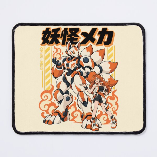 Item preview, Yokai Mecha Kitsune Nine Tailed Fox Robot designed and sold by IMadeThisat3AM.