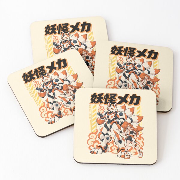 Item preview, Yokai Mecha Kitsune Nine Tailed Fox Robot designed and sold by IMadeThisat3AM.