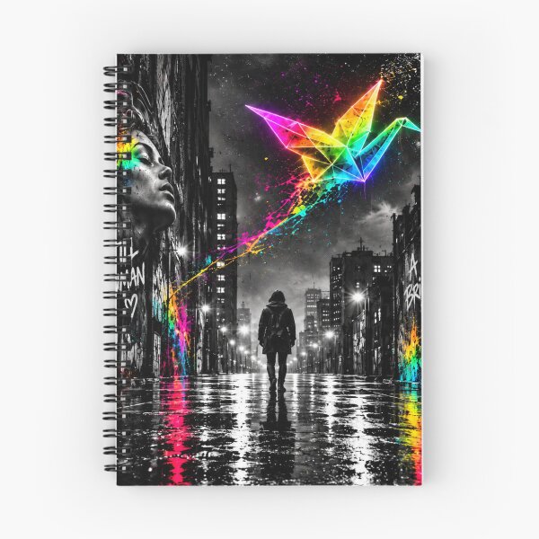 Item preview, Still Human - Neon Urban Street Art designed and sold by Personiq Kaleido.