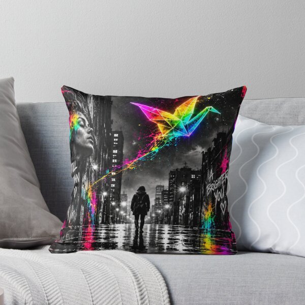 Item preview, Still Human - Neon Urban Street Art designed and sold by Personiq Kaleido.