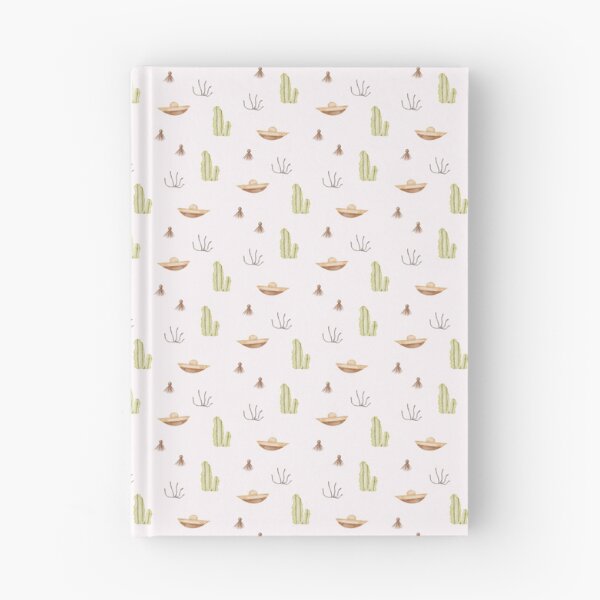 Item preview, Cute Watercolor Sombrero and Cactus Pink Cream Pattern designed and sold by svitlaarty.