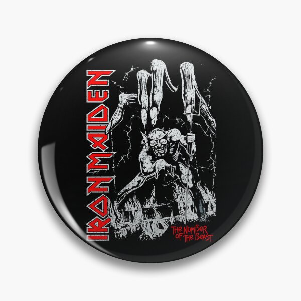 Item preview, Number of The Beast Iron Maiden 1990 designed and sold by johwensie.
