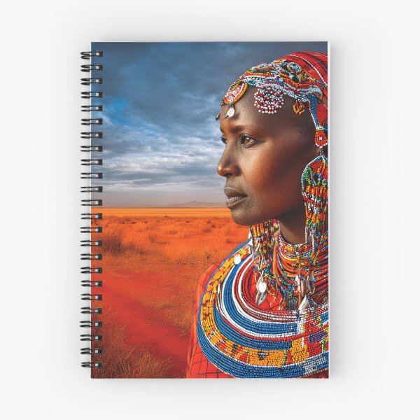 Item preview, Stunning Portrait of a Maasai Woman in Nature designed and sold by Artessie.