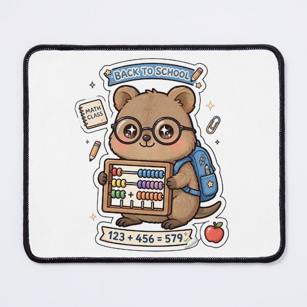 Item preview, Kawaii Quokka Abacus Math Class designed and sold by Wildlife-Walk.