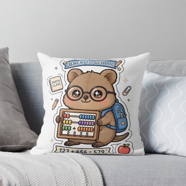 Item preview, Kawaii Quokka Abacus Math Class designed and sold by Wildlife-Walk.