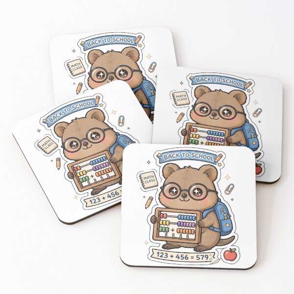 Item preview, Kawaii Quokka Abacus Math Class designed and sold by Wildlife-Walk.