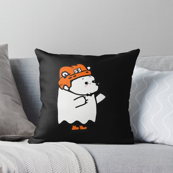 Item preview, Cute Ghost Bear on Ice Skates with Helmet 53 designed and sold by Jamrpenter.