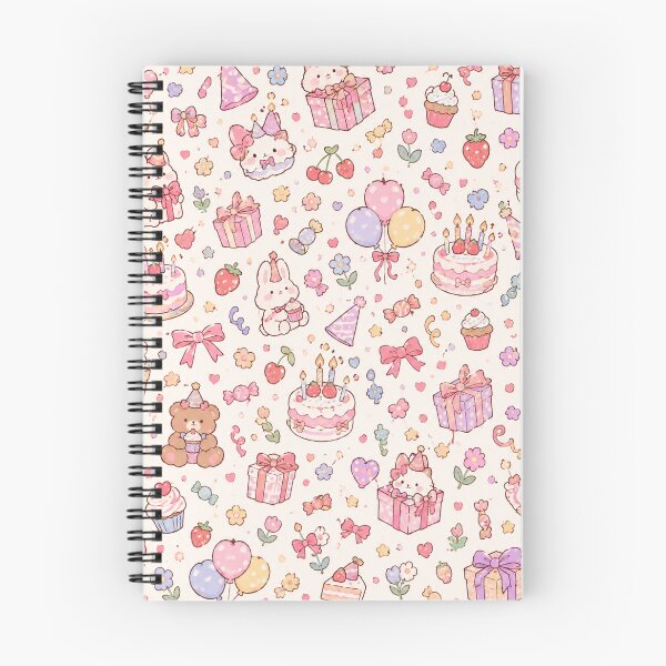 Item preview, Cute Pastel Birthday Party Seamless Pattern designed and sold by ellinnur.