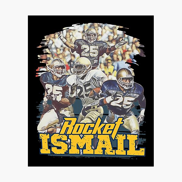 Item preview, Rocket Ismail Football Legend Vintage Collage designed and sold by OrloSchneider.