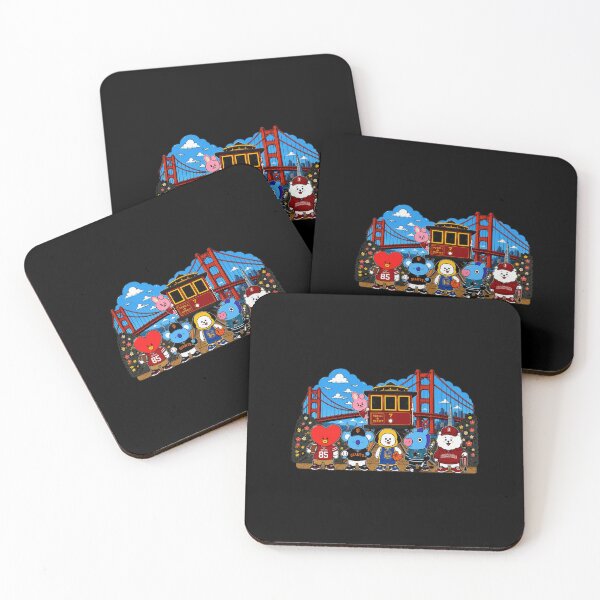 Item preview, Cute San Francisco Characters Sports Sticker designed and sold by lyaDubas1986.