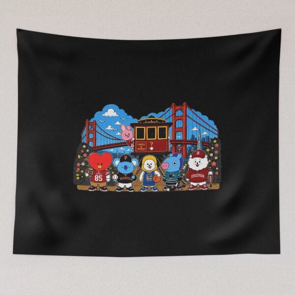 Item preview, Cute San Francisco Characters Sports Sticker designed and sold by lyaDubas1986.