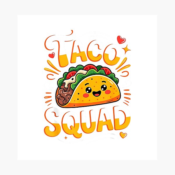 Item preview, Funny Taco Squad Cute Mexican Food Lover Cinco de Mayo T-Shirt designed and sold by Julian Segers.