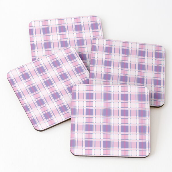 Item preview, Pastel Pink Lavender Preppy Plaid designed and sold by Aom Road.