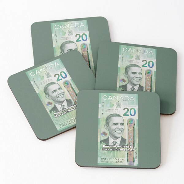 Item preview, Obama $20 Bill Canada Humor Funny Canadian Money Joke designed and sold by vle707.