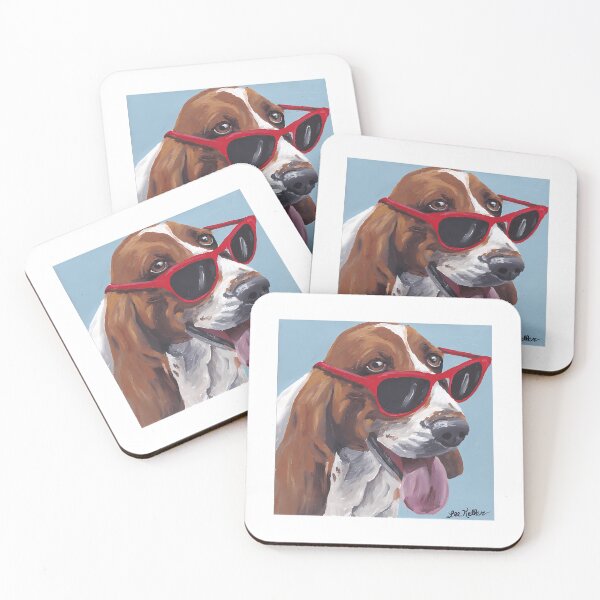 Item preview, Basset Hound Dog Dog Art By Lee H Keller designed and sold by uyndonG-rey.