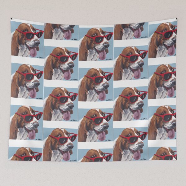 Item preview, Basset Hound Dog Dog Art By Lee H Keller designed and sold by uyndonG-rey.