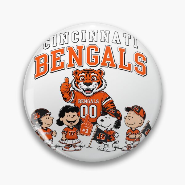Item preview, Cincinnati Bengals Peanuts Characters Team Mascot  designed and sold by PunSprout.