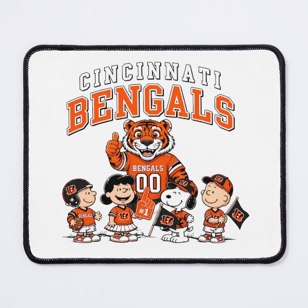 Item preview, Cincinnati Bengals Peanuts Characters Team Mascot designed and sold by PunSprout.