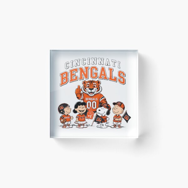 Item preview, Cincinnati Bengals Peanuts Characters Team Mascot  designed and sold by PunSprout.