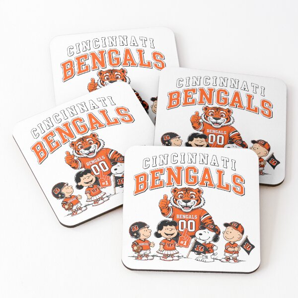 Item preview, Cincinnati Bengals Peanuts Characters Team Mascot  designed and sold by PunSprout.