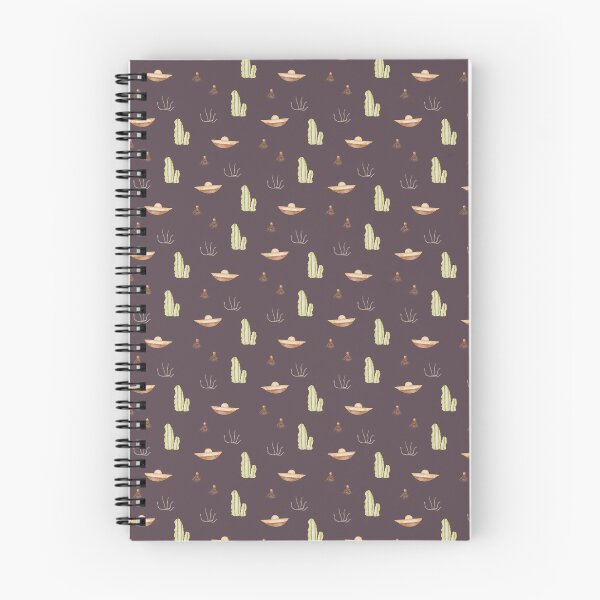 Item preview, Cute Watercolor Sombrero and Cactus Dark Plum Pattern designed and sold by svitlaarty.