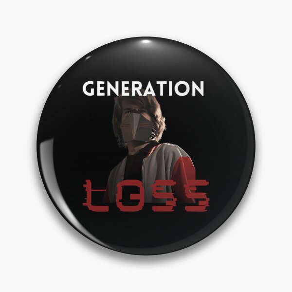 Item preview, Ranboo Generation Loss Stickers Pins  designed and sold by J-amieMay-o.