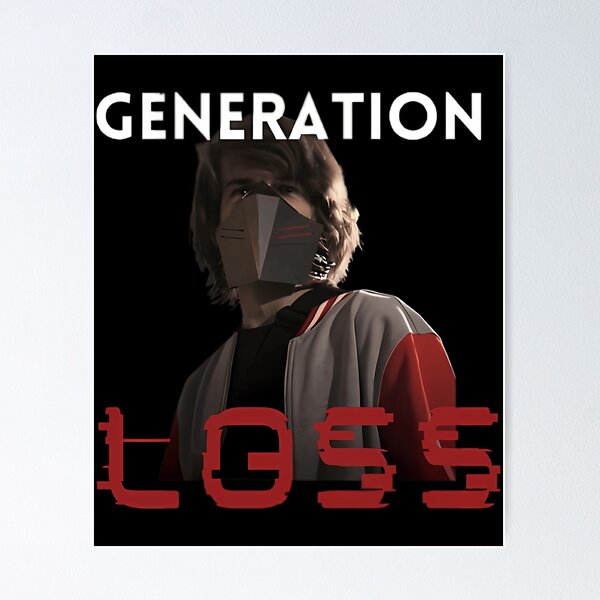 Item preview, Ranboo Generation Loss Stickers Pins  designed and sold by J-amieMay-o.