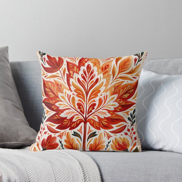 Item preview, Autumn Folk Art Maple Leaf= designed and sold by junkydotcom.