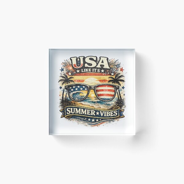 Item preview, USA Summer Vibes designed and sold by Neverend Designs.