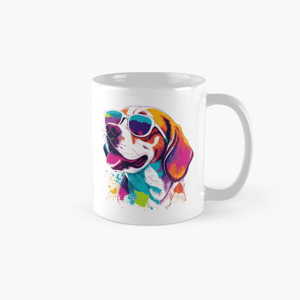 Item preview, Beagle Dog - Colorful With Sunglasses designed and sold by uyndonG-rey.