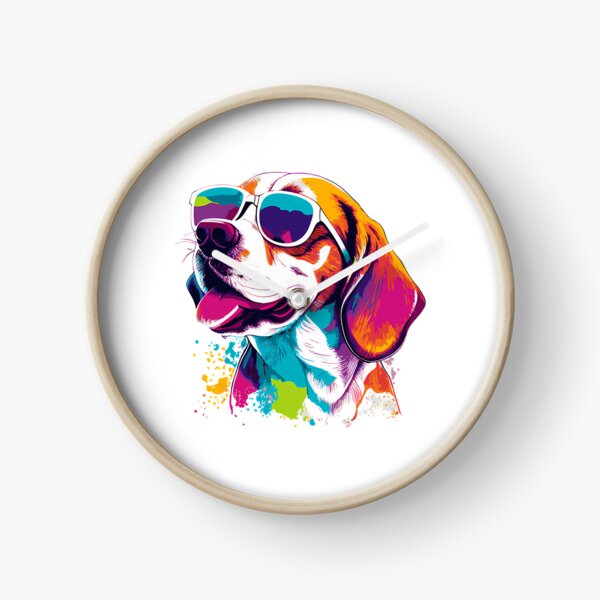 Item preview, Beagle Dog - Colorful With Sunglasses designed and sold by uyndonG-rey.