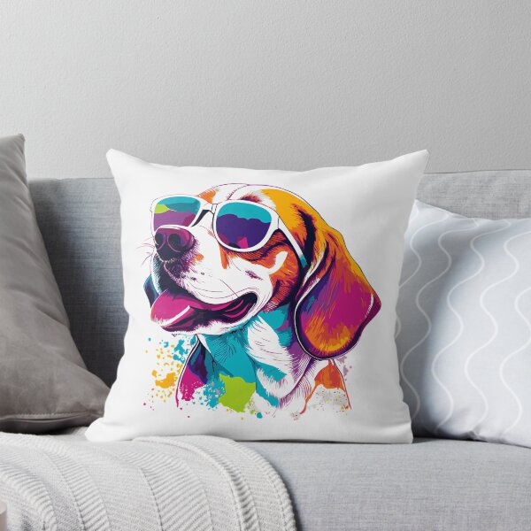 Item preview, Beagle Dog - Colorful With Sunglasses designed and sold by uyndonG-rey.