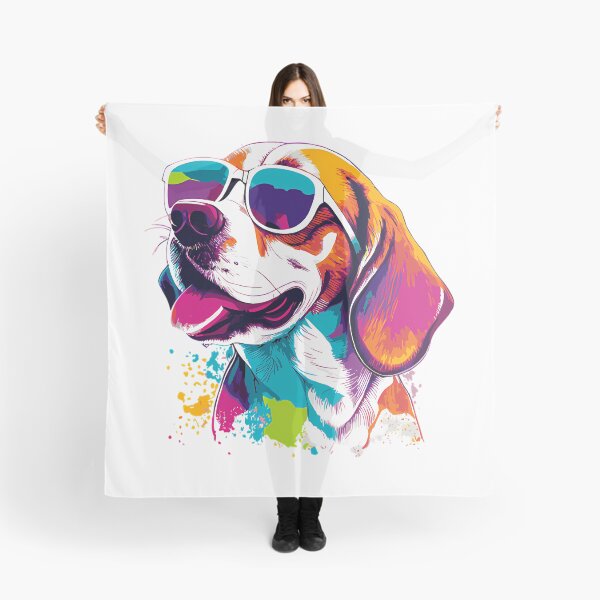 Item preview, Beagle Dog - Colorful With Sunglasses designed and sold by uyndonG-rey.
