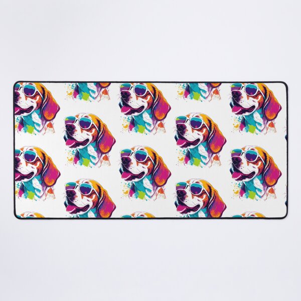 Item preview, Beagle Dog - Colorful With Sunglasses designed and sold by uyndonG-rey.