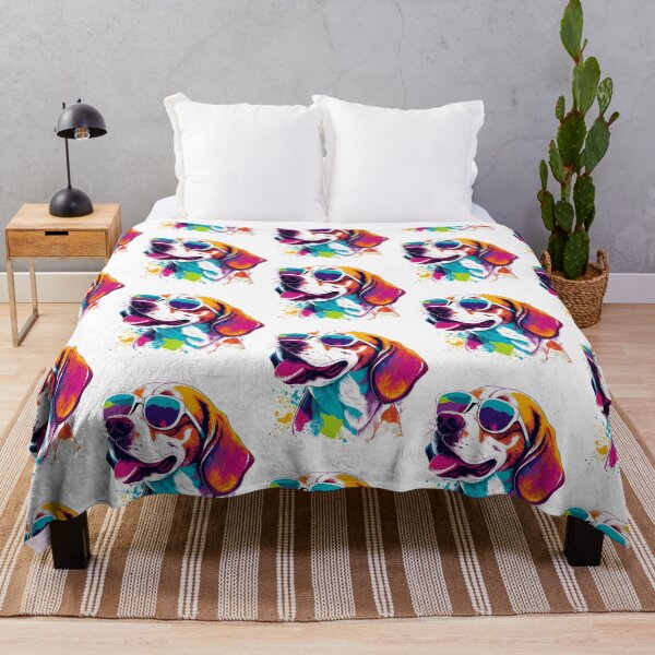 Item preview, Beagle Dog - Colorful With Sunglasses designed and sold by uyndonG-rey.