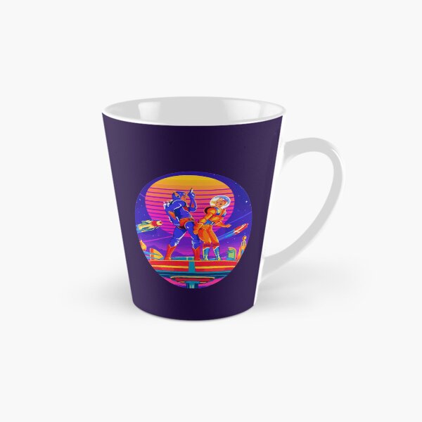 Item preview, Retro Futurism Sci-Fi Space Explorers Synthwave Sunset designed and sold by KungPowUnicorn.