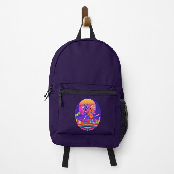 Item preview, Retro Futurism Sci-Fi Space Explorers Synthwave Sunset designed and sold by KungPowUnicorn.