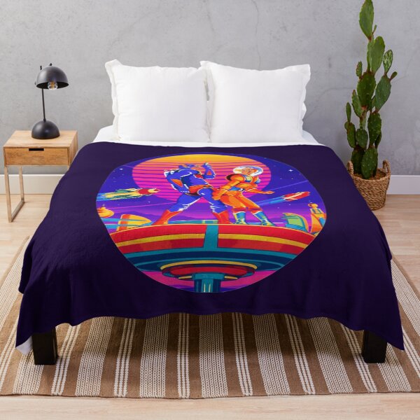 Item preview, Retro Futurism Sci-Fi Space Explorers Synthwave Sunset designed and sold by KungPowUnicorn.