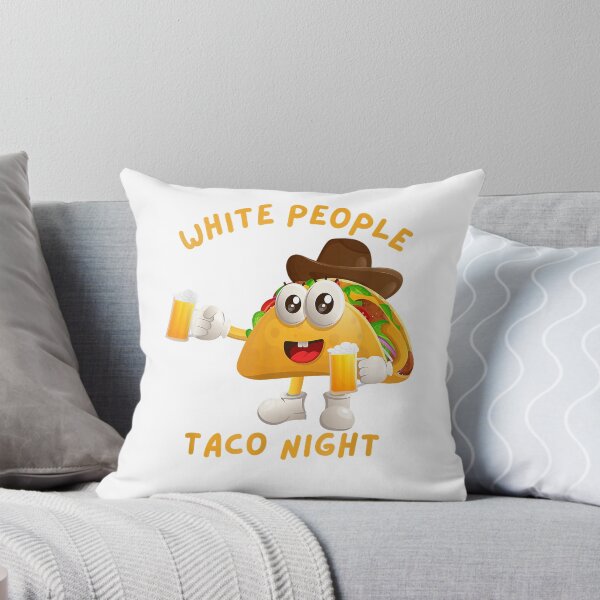 Item preview, Funny White People Taco Night Tacos Beer and Cowboys T-Shirt designed and sold by hapitoss.