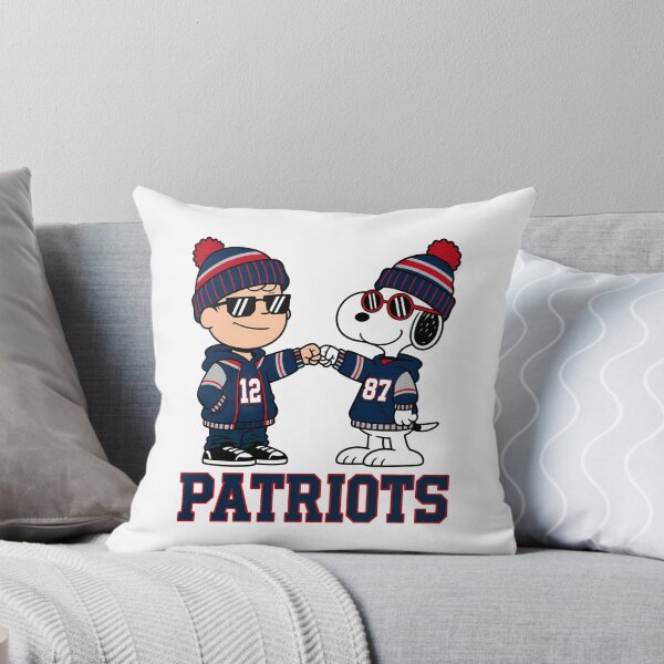 Item preview, Charlie Brown & Snoopy New England Patriots Football Retro F258 designed and sold by GLUVY-THEME.
