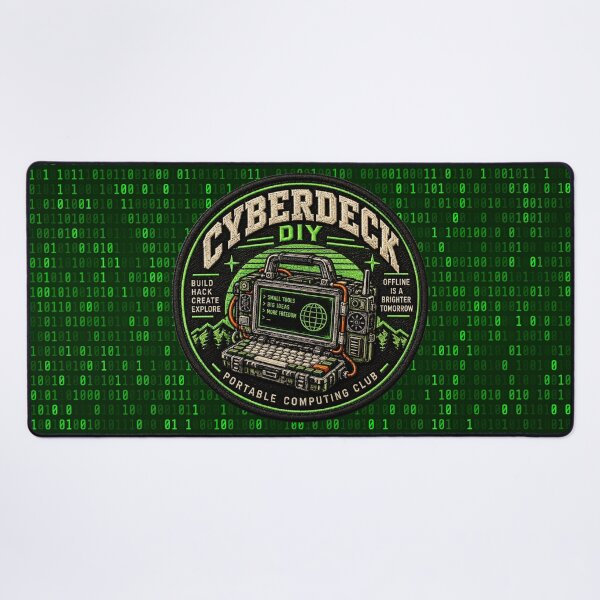 Item preview, Cyberdeck DIY Retro Computing Hacker Graphic designed and sold by DD Fish.