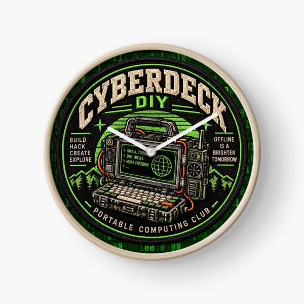 Item preview, Cyberdeck DIY Retro Computing Hacker Graphic designed and sold by DD Fish.