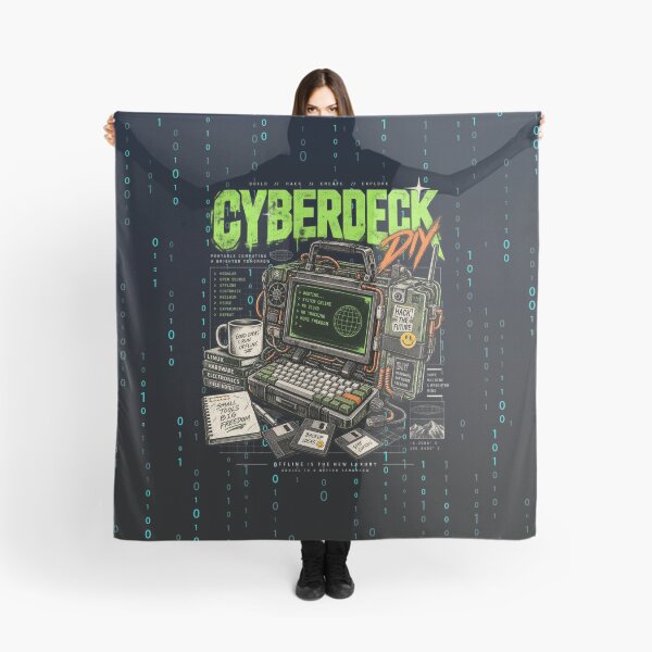 Item preview, Cyberdeck DIY Retro Computing Hacker Graphic designed and sold by DD Fish.