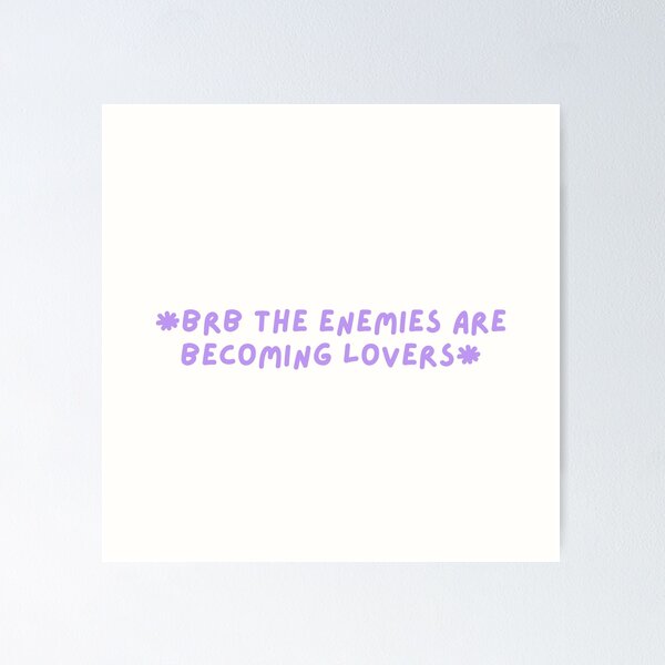 Item preview, Purple Enemies to Lovers designed and sold by Neadoodles.