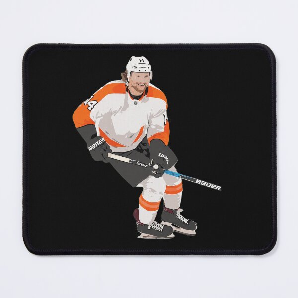 Item preview, Orange Ice Hockey Player Number 14  designed and sold by Jamrpenter.