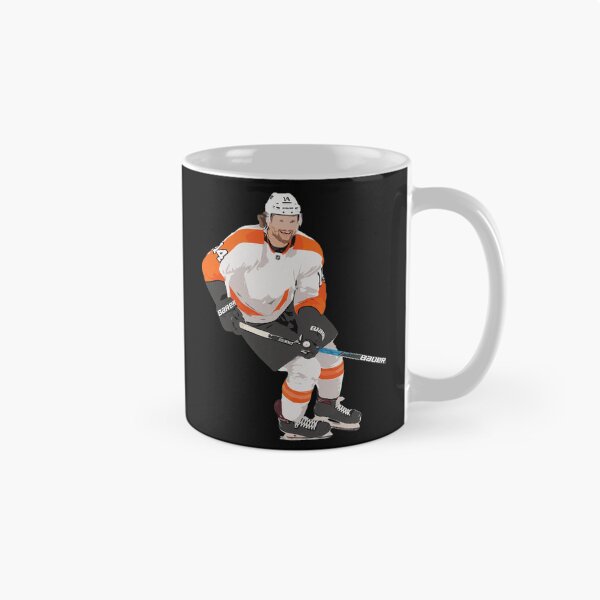 Item preview, Orange Ice Hockey Player Number 14  designed and sold by Jamrpenter.