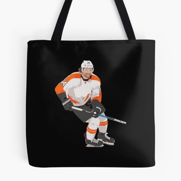 Item preview, Orange Ice Hockey Player Number 14  designed and sold by Jamrpenter.